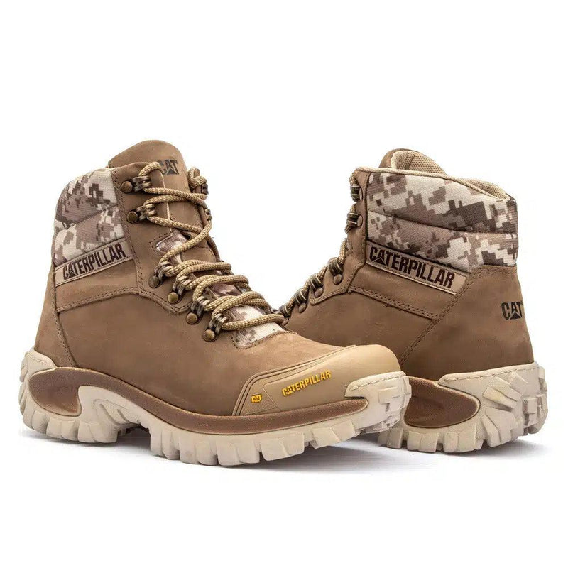 Bota Caterpillar 2064 Creme Nobuck S01
