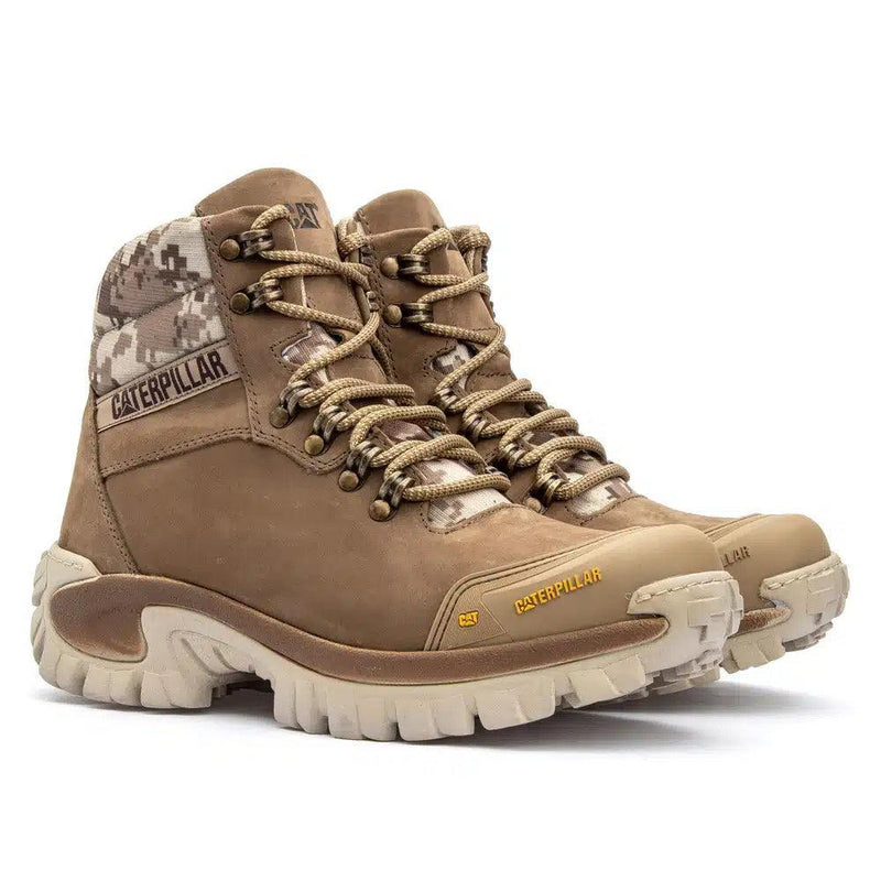 Bota Caterpillar 2064 Creme Nobuck S01