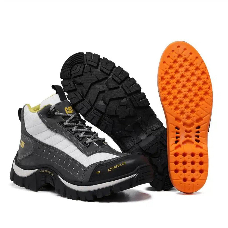 Bota Caterpillar 2068 Branca Cinza S01