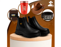 Kit Bota Masculina Adventure em Couro Legítimo e Palmilha Ortopédica +BRINDES: Chapéu, Cinto, Carteira e Copo
