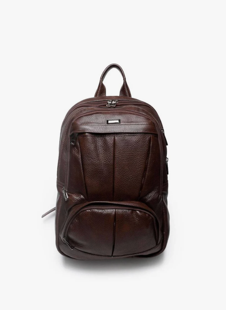 Mochila Masculina Executiva Couro Cacau MEI-113 - CA