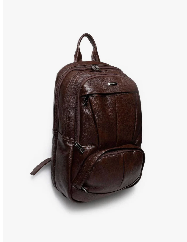 Mochila Masculina Executiva Couro Cacau MEI-113 - CA