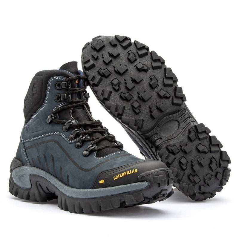 Bota Caterpillar Conquest Azul Nobuck S01