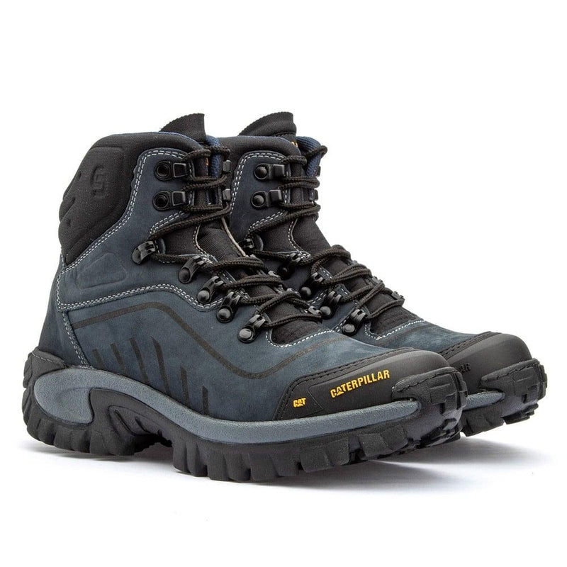 Bota Caterpillar Conquest Azul Nobuck S01