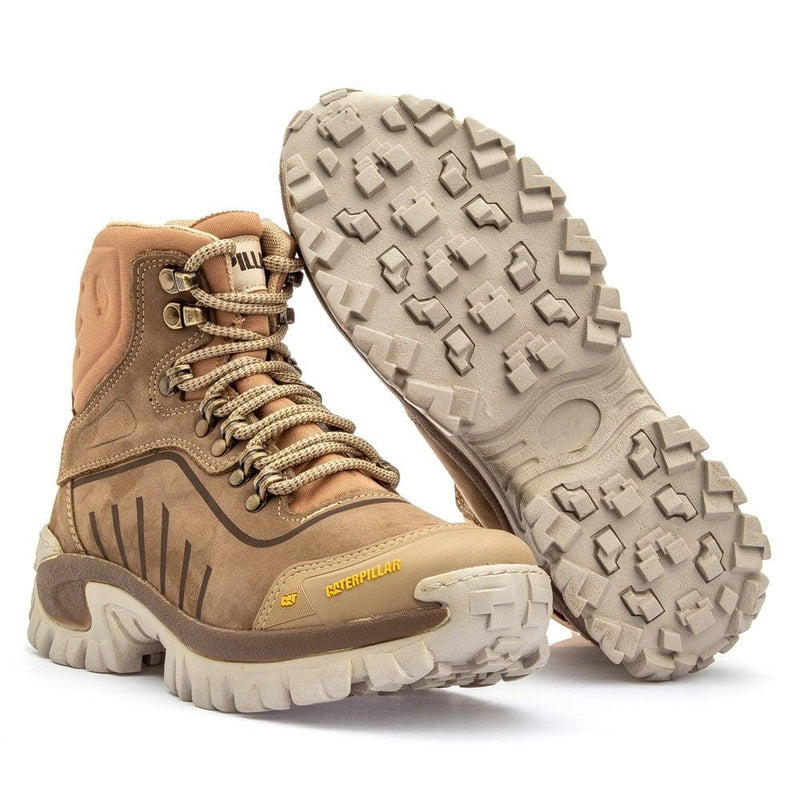 Bota Caterpillar Conquest Creme Nobuck S01