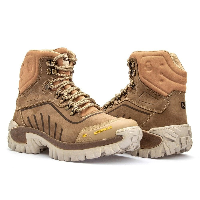 Bota Caterpillar Conquest Creme Nobuck S01