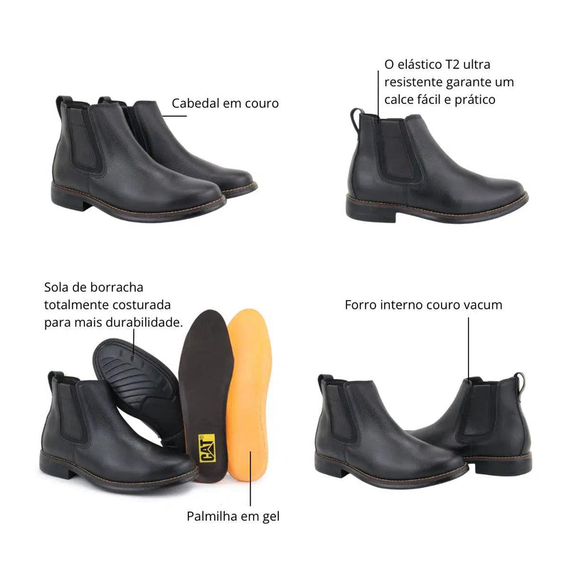 Bota Caterpillar 1001 Preta S01