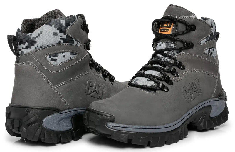 Bota Caterpillar 2067 Cinza Camuflado S01