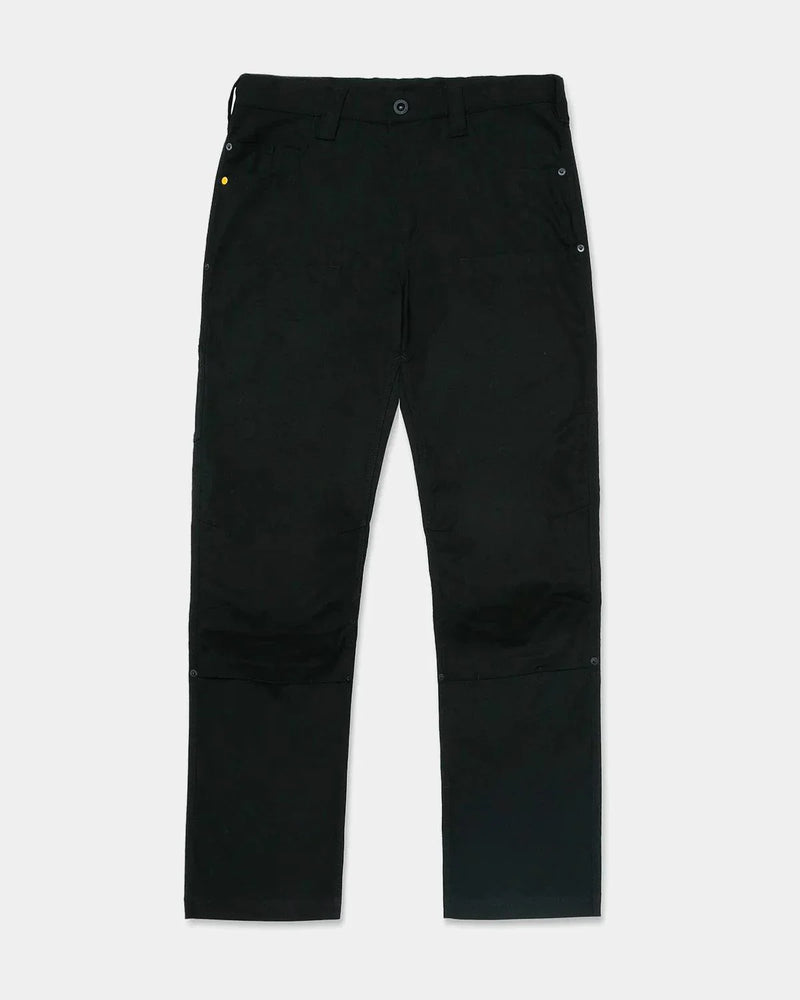 CALÇA DE CANVAS COM ELÁSTICO DUPLO PARA HOMENS - CORTE RETO