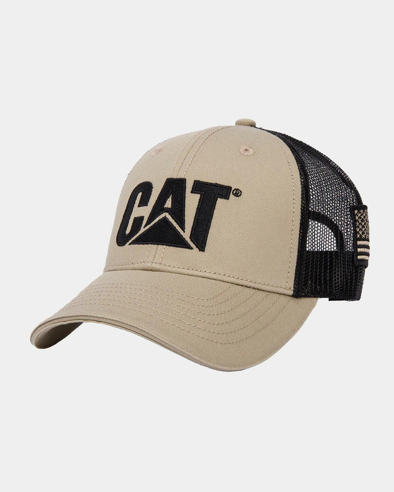 CHAPÉU COM LOGO CAT E BANDEIRA