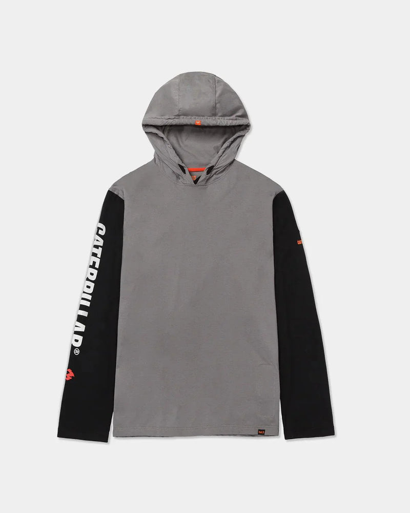 CAMISETA HOOODIE MASCULINA LEVE BANNER DE MANGA LONGA