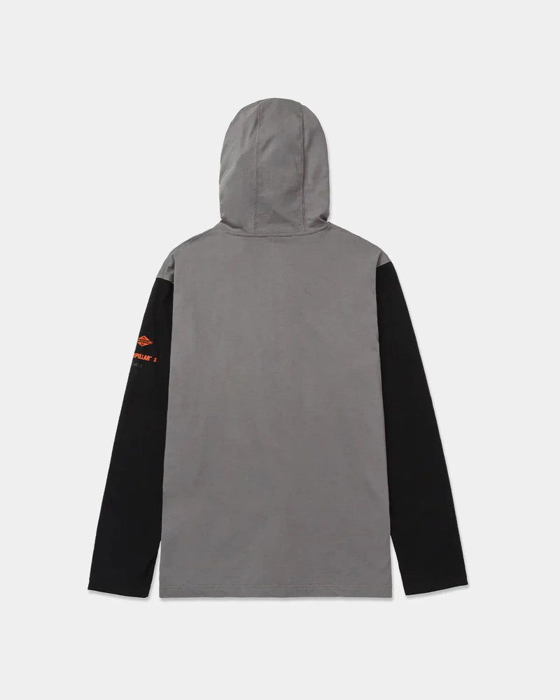 CAMISETA HOOODIE MASCULINA LEVE BANNER DE MANGA LONGA