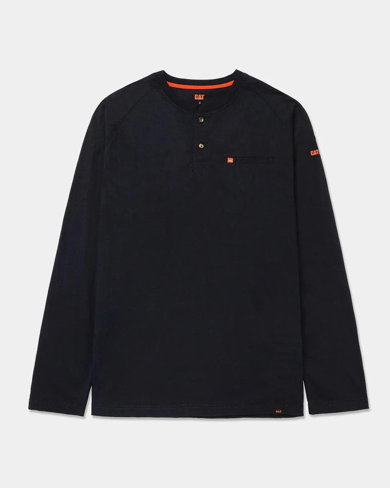 CAMISA HENLEY MASCULINA FR LEVE DE MANGA LONGA