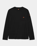 CAMISETA DE MANGA LONGA COM BOLSO E LOGO FR PARA HOMEM