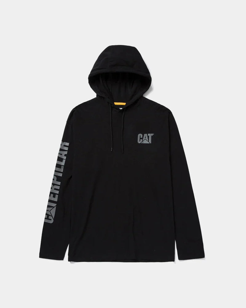 CAMISETA MASCULINA DE MANGA LONGA COM CAPUZ E PROTEÇÃO UPF