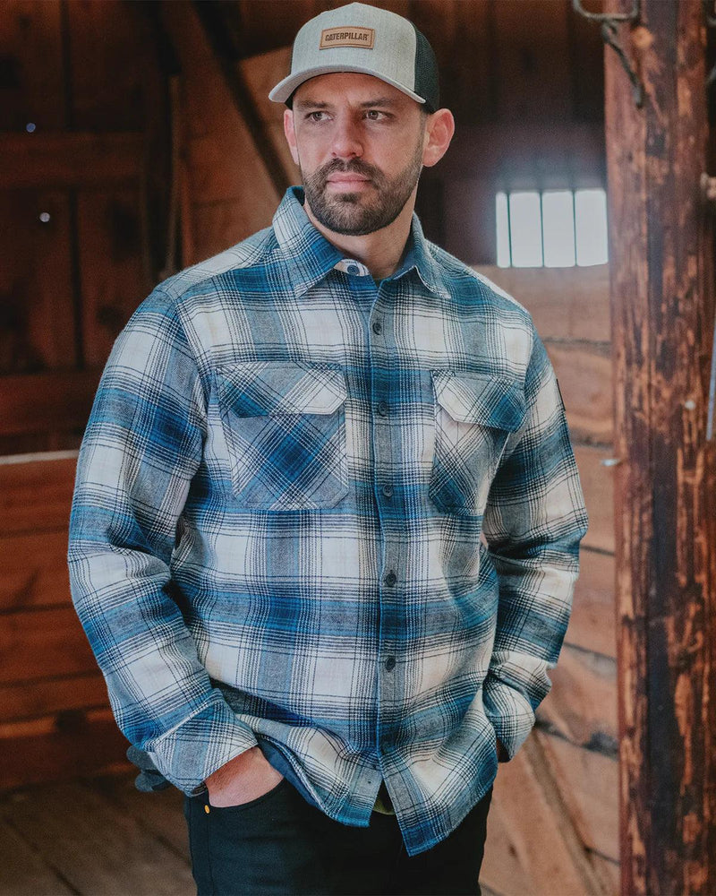 CAMISA QUADRICULADA PESADA EM XADREZ MASCULINA