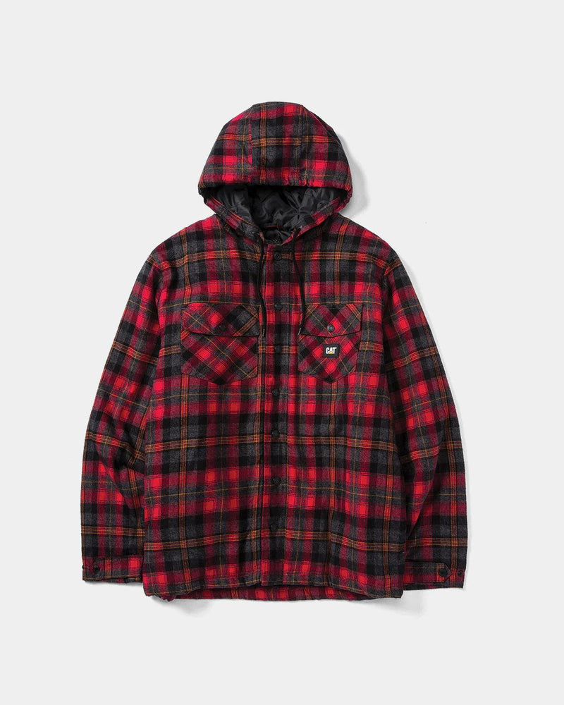 CAMISA FLANELADA COM CAPUZ MASCULINA JAC