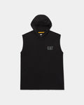 CAMISETA MASCULINA SEM MANGAS COM CAPUZ