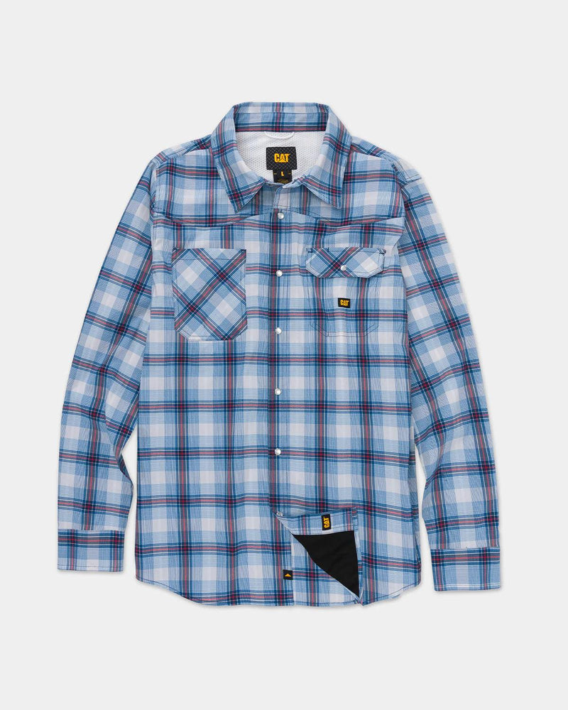 CAMISA WESTERN MASCULINA LEVE DE MANGA LONGA