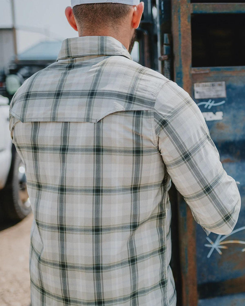 CAMISA WESTERN MASCULINA LEVE DE MANGA LONGA