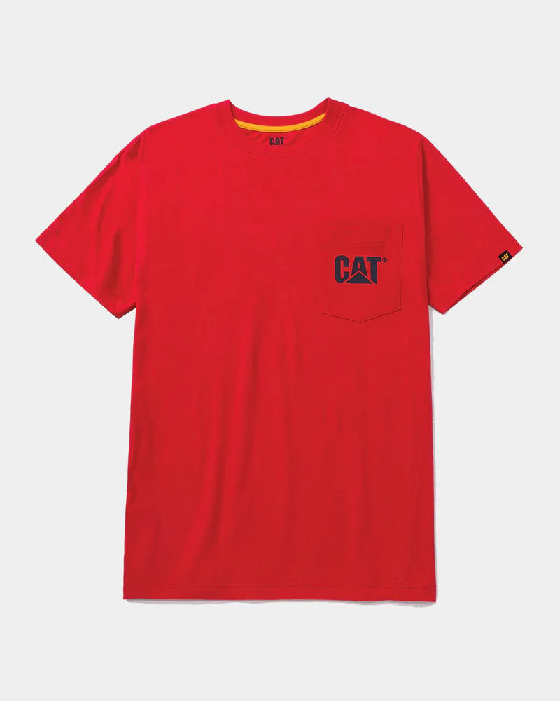 CAMISETA CLÁSSICA MASCULINA COM LOGO E BOLSO
