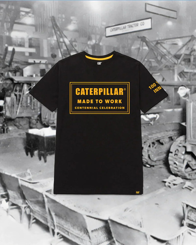 Camiseta CENTENÁRIA FEITA PARA TRABALHAR MASCULINA