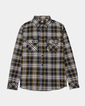 CAMISA DE TRABALHO MASCULINA DE MANCHAS XADREZ DE MANGA LONGA