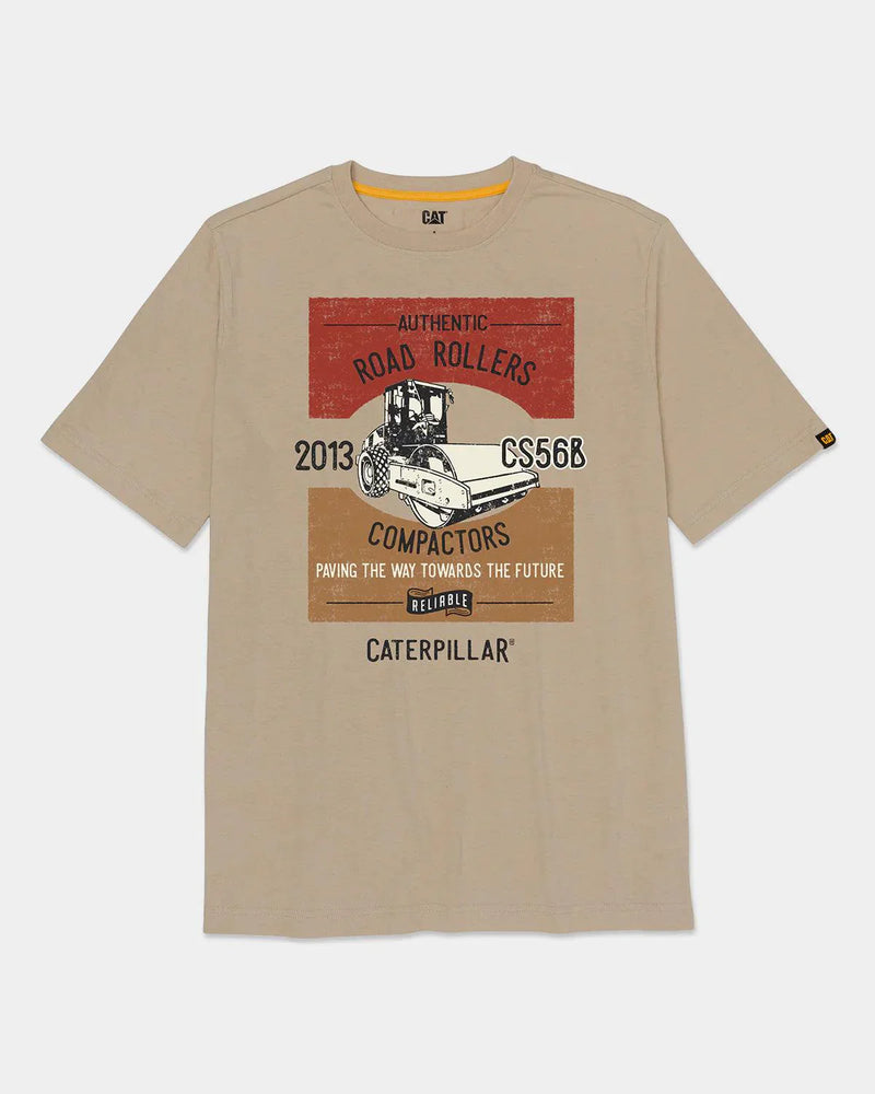 Camiseta Gráfica de Rolos de Estrada Masculina