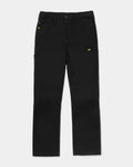 CALÇA DE TRABALHO UTILITÁRIA EM CANVAS ELÁSTICO MASCULINA - CORTE RETO