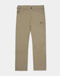 CALÇA DE TRABALHO UTILITÁRIA EM CANVAS ELÁSTICO MASCULINA - CORTE RETO