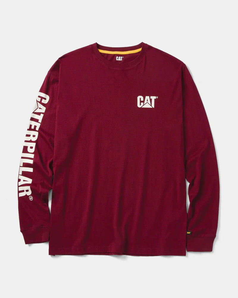 CAMISETA MASCULINA DE MANGA LONGA COM LOGO TRADEMARK