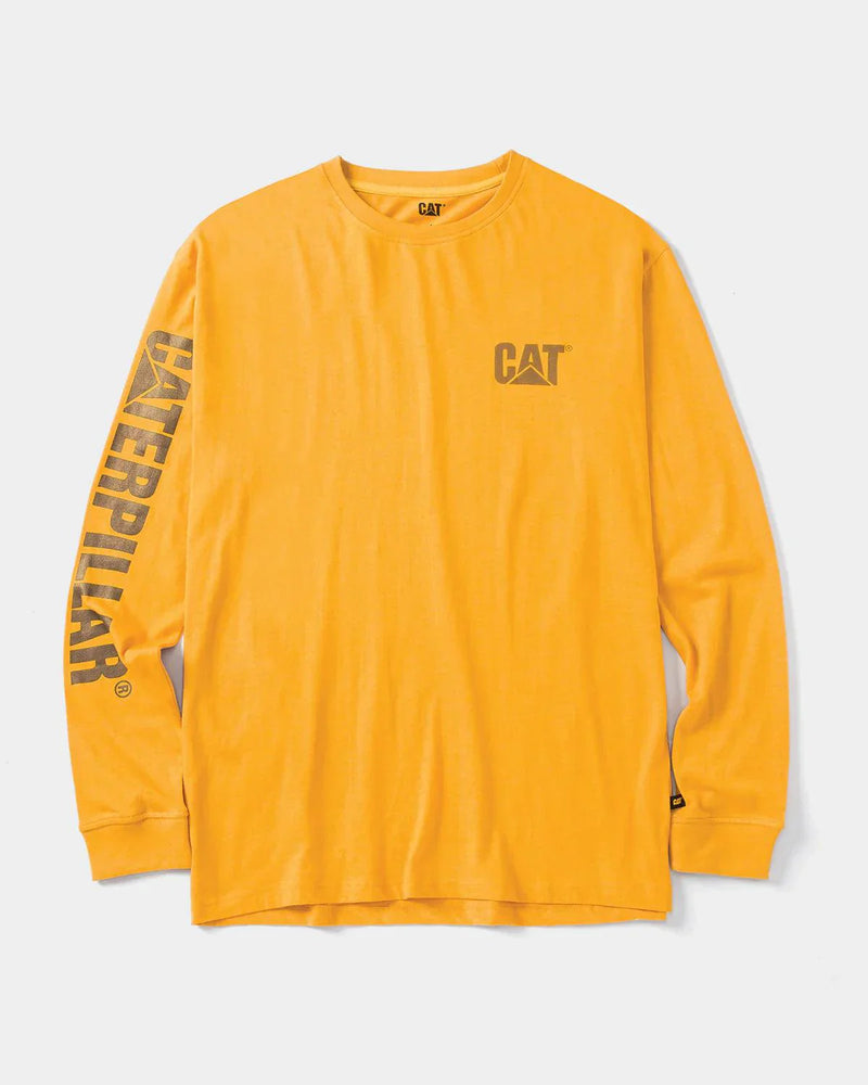 CAMISETA MASCULINA DE MANGA LONGA COM LOGO TRADEMARK