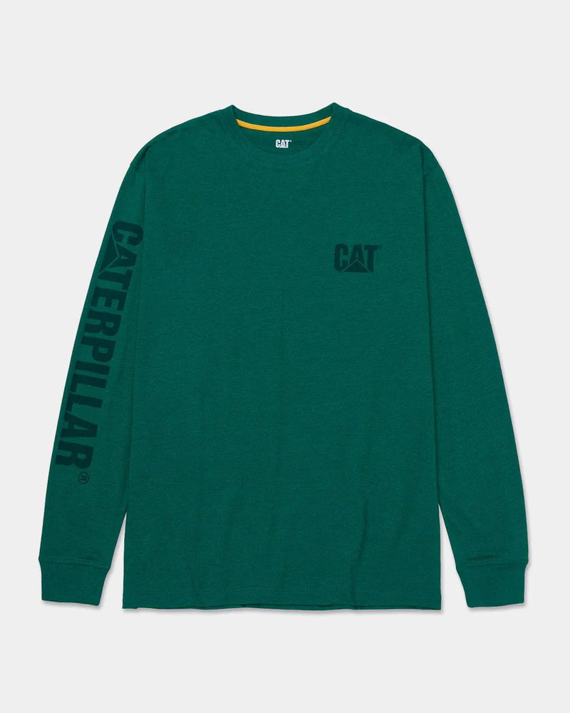 CAMISETA MASCULINA DE MANGA LONGA COM LOGO TRADEMARK