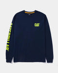 CAMISETA MASCULINA DE MANGA LONGA COM LOGO TRADEMARK
