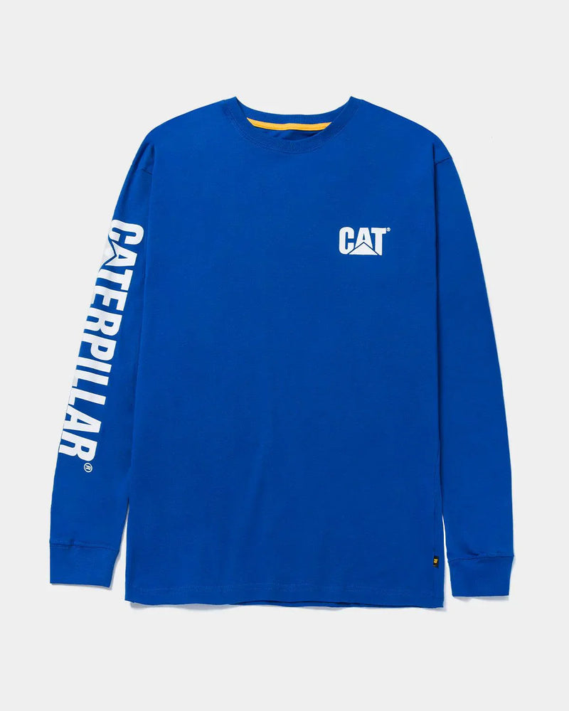 CAMISETA MASCULINA DE MANGA LONGA COM LOGO TRADEMARK