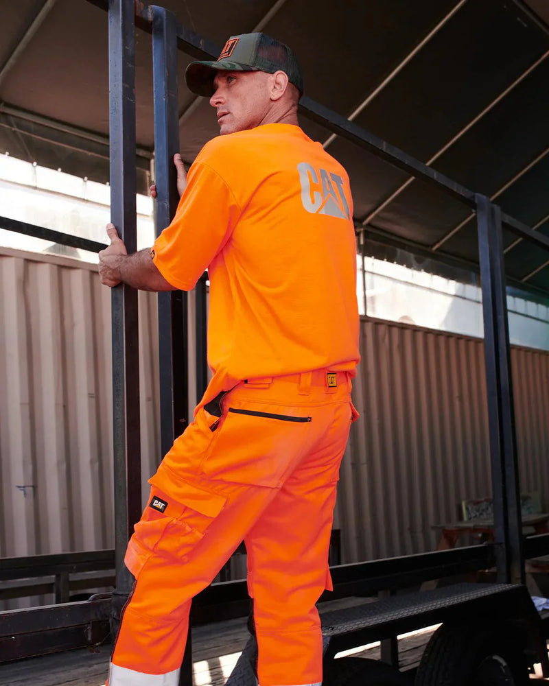 CAMISETA MASCULINA HI-VIS COM BOLSO