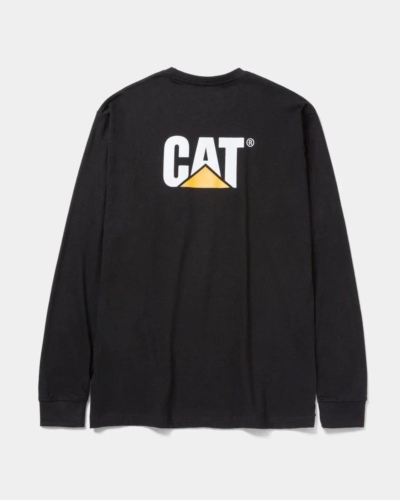 CAMISETA MASCULINA DE MANGA LONGA COM LOGOMARCA