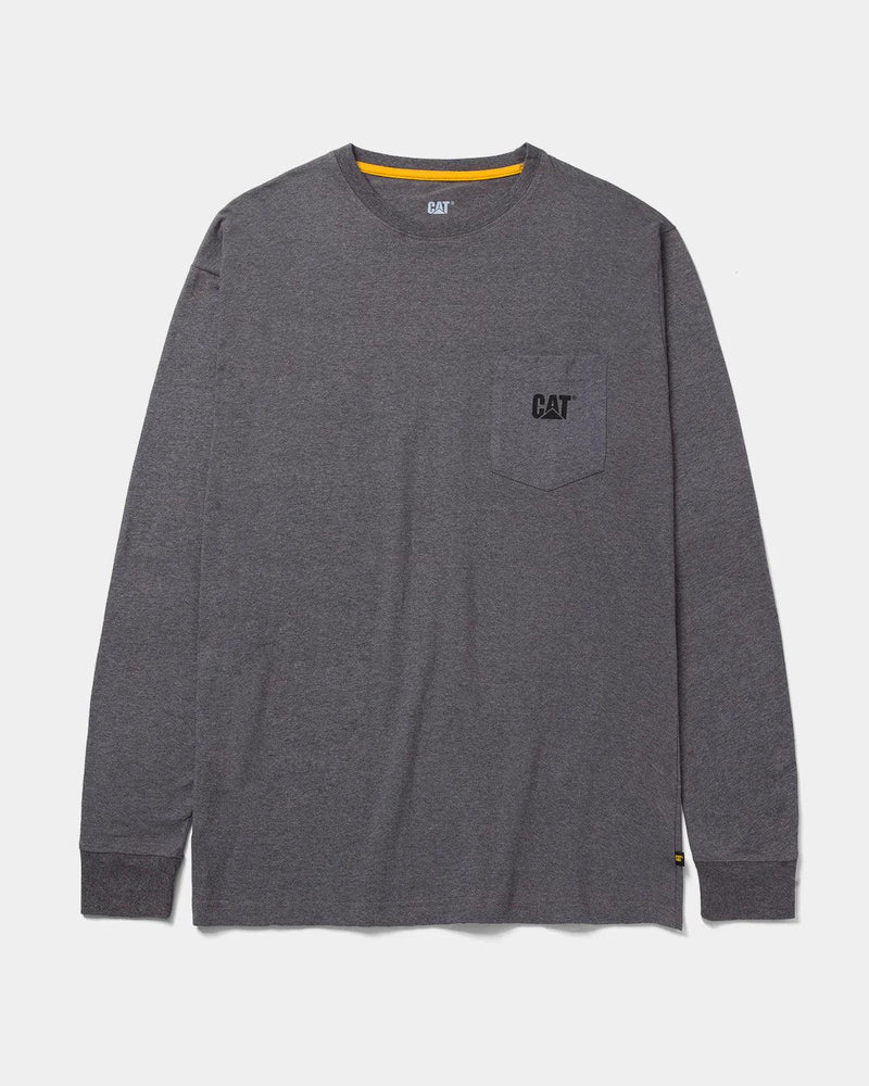 CAMISETA MASCULINA DE MANGA LONGA COM LOGOMARCA