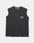 CAMISETA SEM MANGAS COM BOLSO MASCULINA