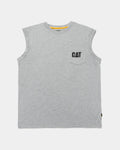 CAMISETA SEM MANGAS COM BOLSO MASCULINA