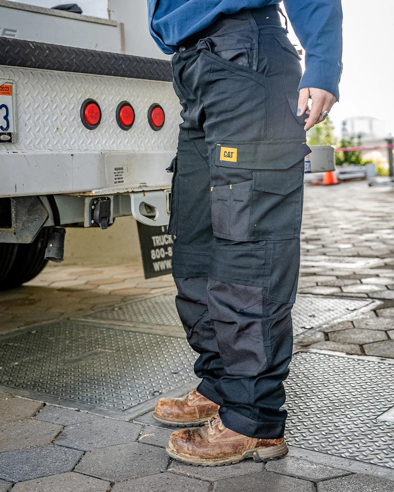 CALÇA DE TRABALHO FEMININA COM ELÁSTICO