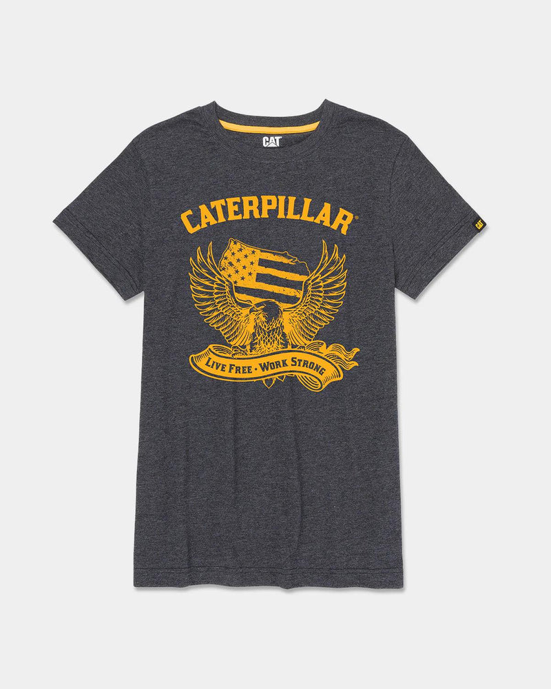 Camiseta Gráfica de Águia Feminina