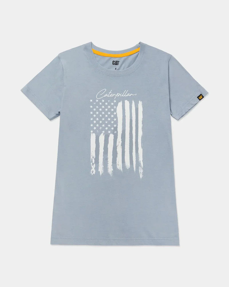 CAMISETA GRÁFICA DE BANDEIRA FEMININA