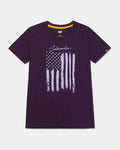 CAMISETA GRÁFICA DE BANDEIRA FEMININA