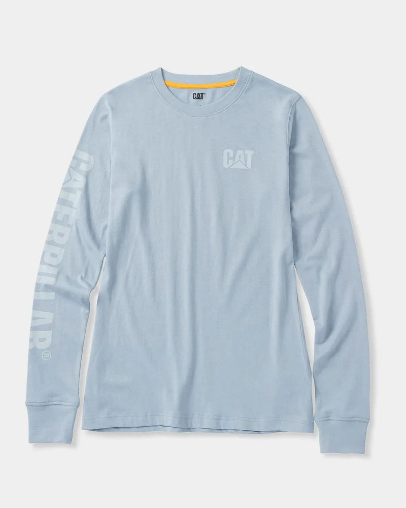 CAMISETA DE MANGA LONGA COM LOGO FEMININO
