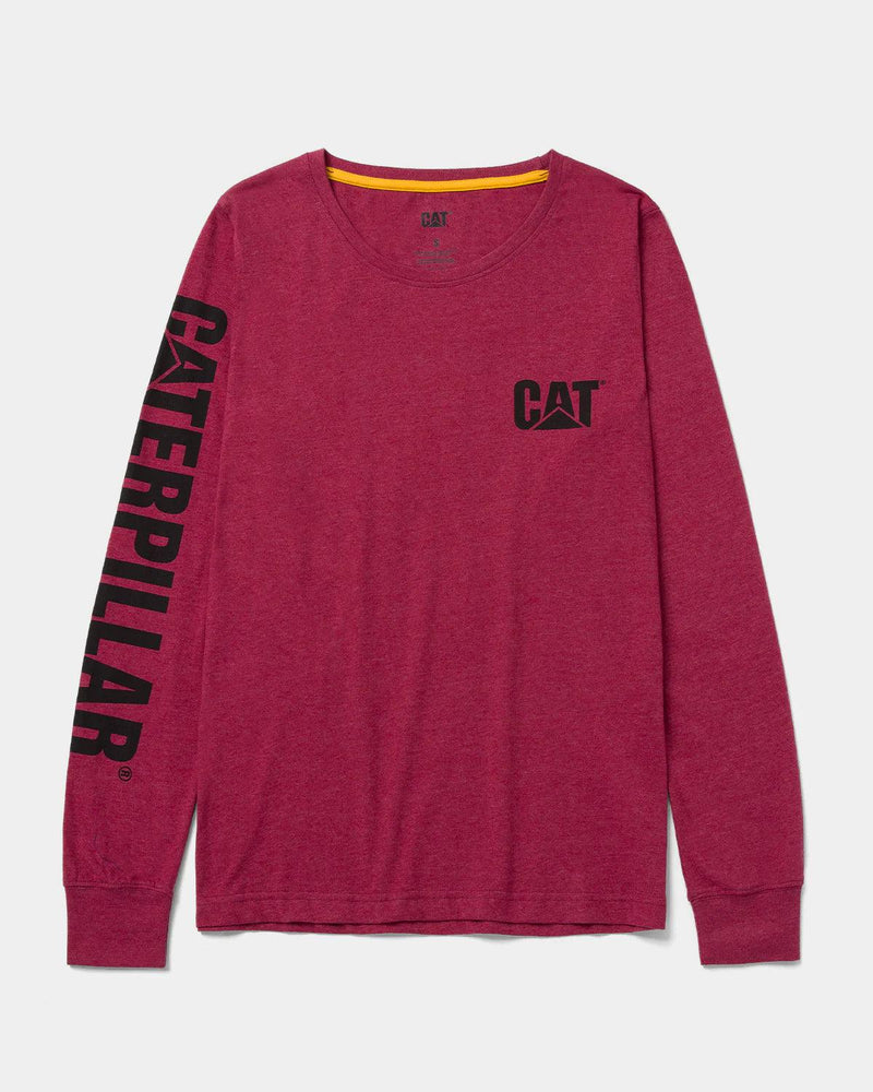 CAMISETA DE MANGA LONGA COM LOGO FEMININO