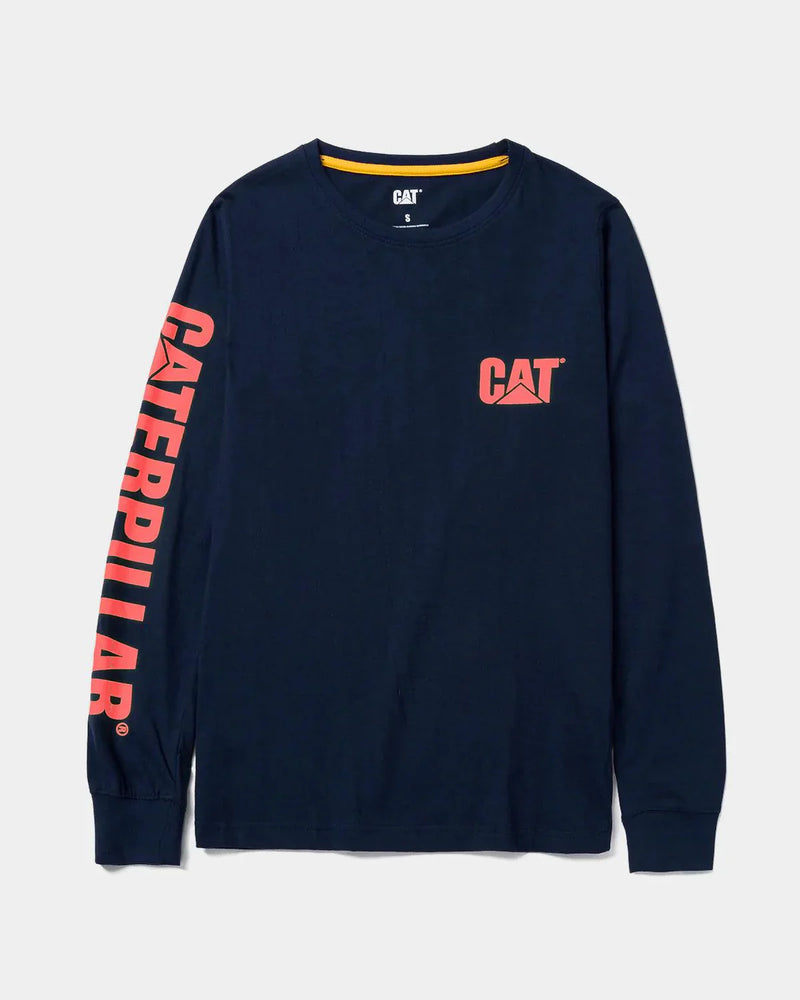 CAMISETA DE MANGA LONGA COM LOGO FEMININO