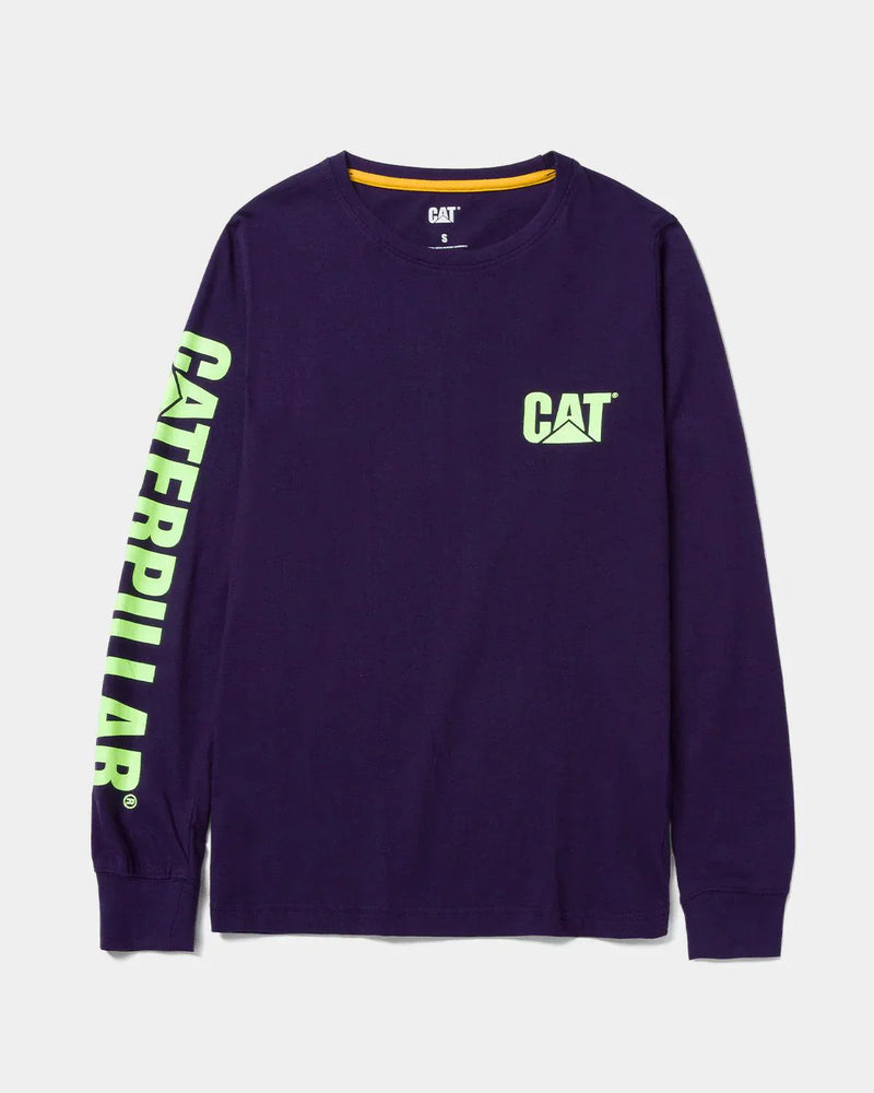 CAMISETA DE MANGA LONGA COM LOGO FEMININO