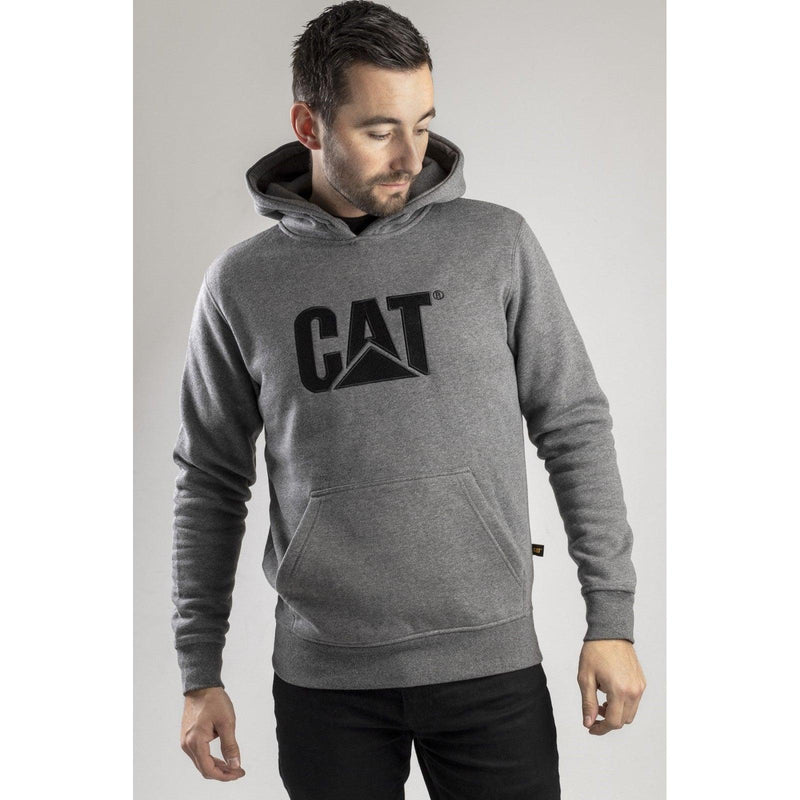 Moletom com Capuz Trademark Cinza Mescla