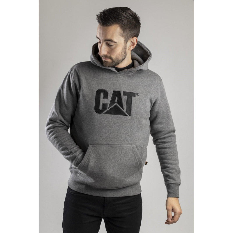 Moletom com Capuz Trademark Cinza Mescla